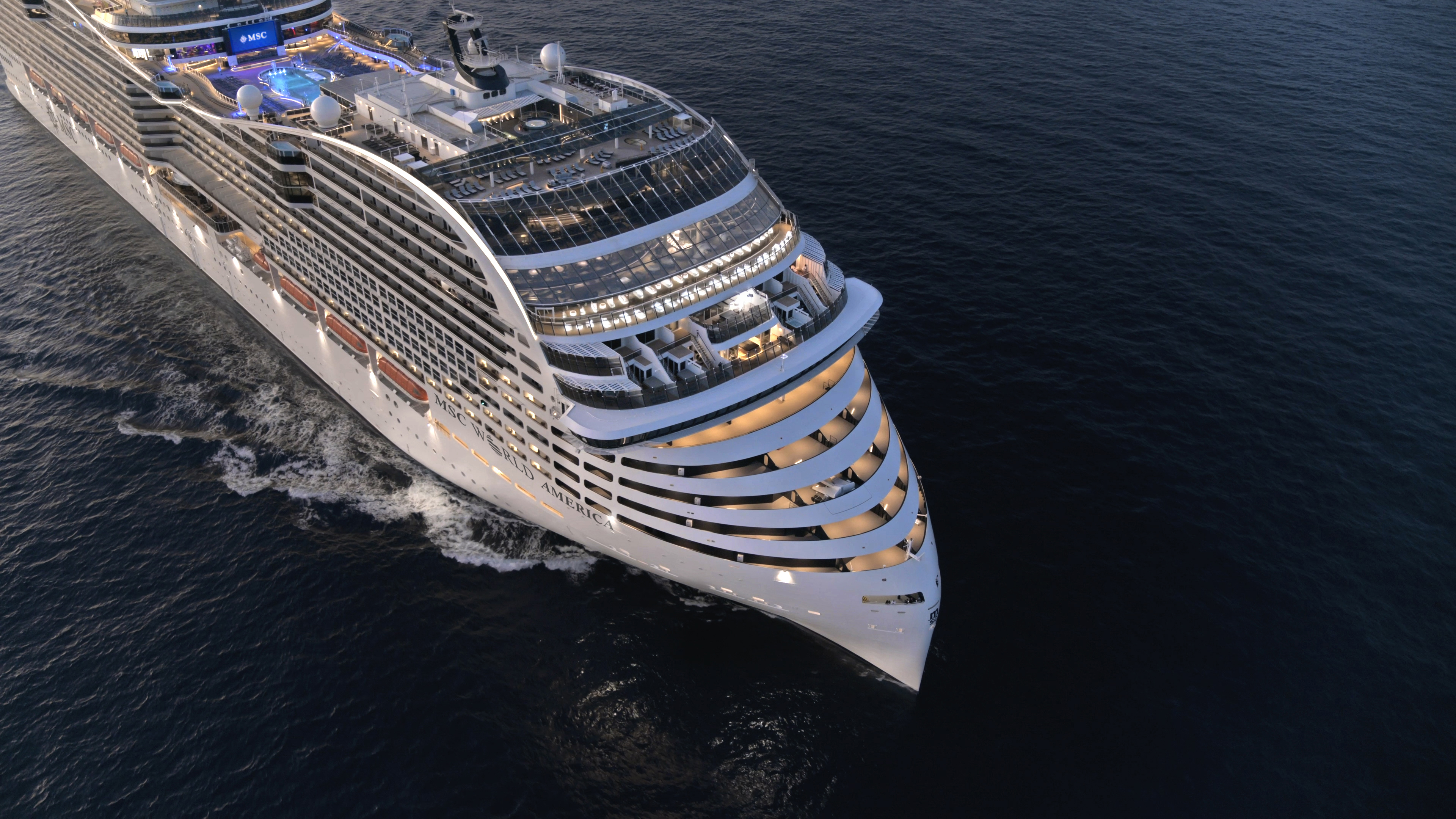 MSC World America auf Kreuzfahrt